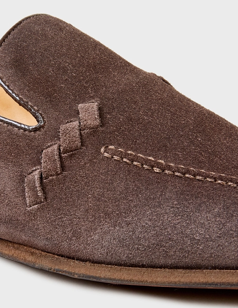 мужские коричневые замшевые Туфли O'keeffe OK-SS20-OK1525-brown - фото-5