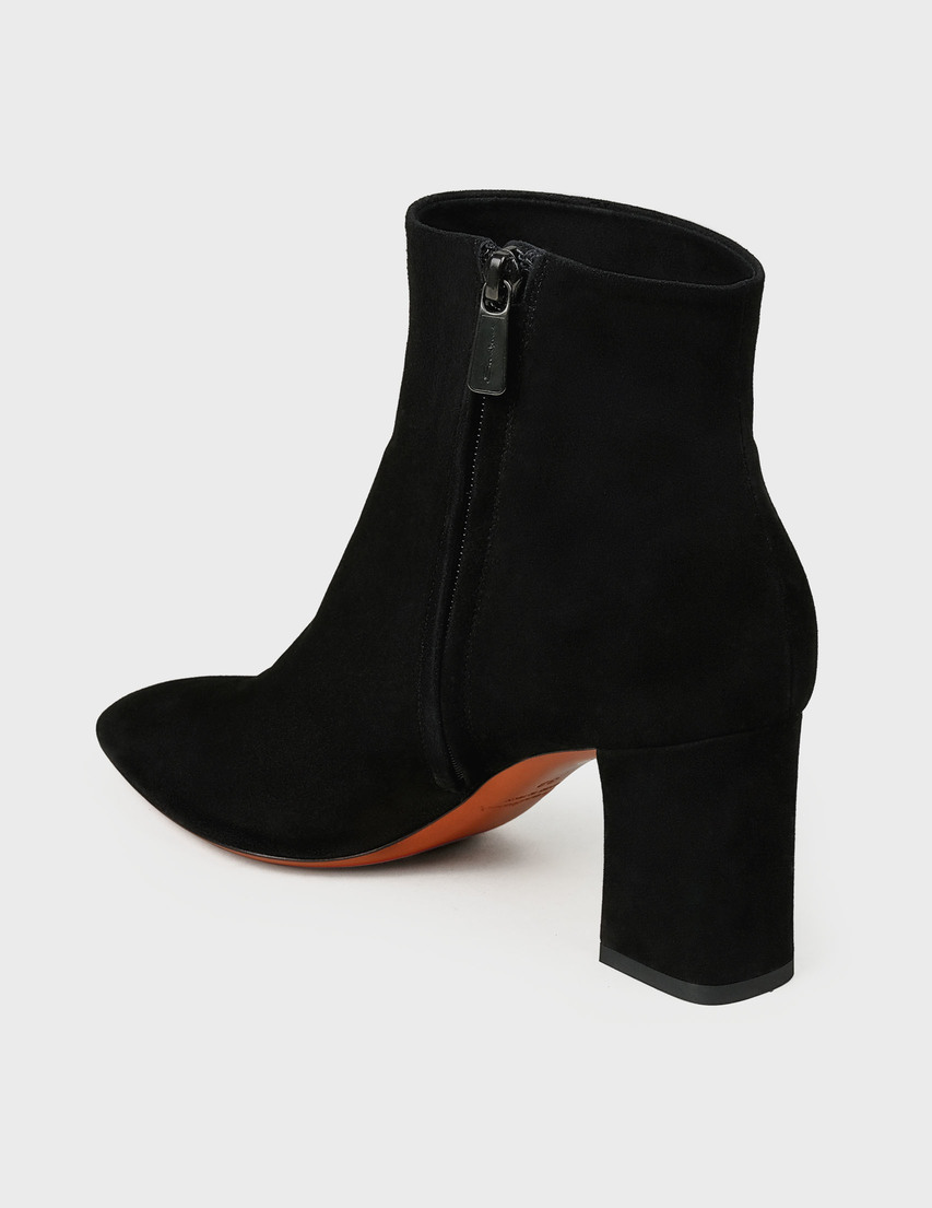 женские черные Полусапоги Santoni Sant-WTHZ56880HI2CMGDN01--black - фото-2