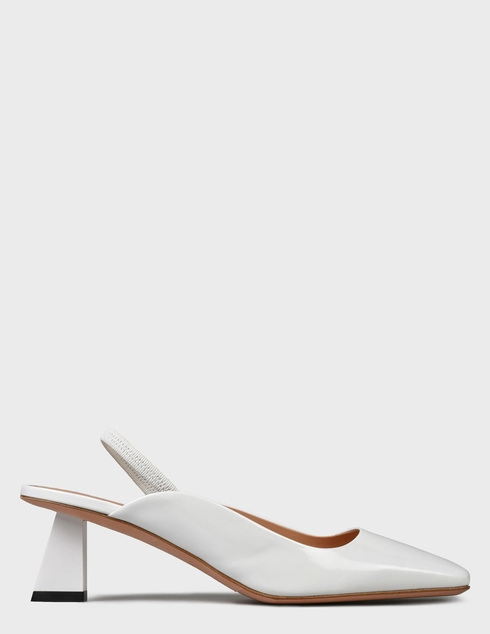 женские белые Босоножки Sportmax 1004-Sportmax-white - фото-6