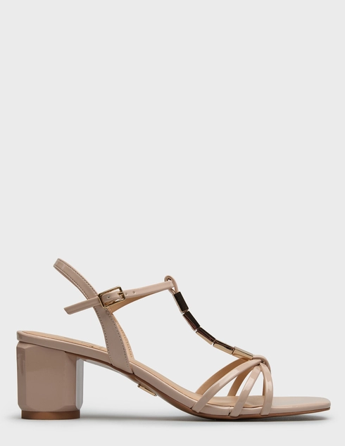 женские бежевые  Босоножки Albano 7019_beige - фото-5