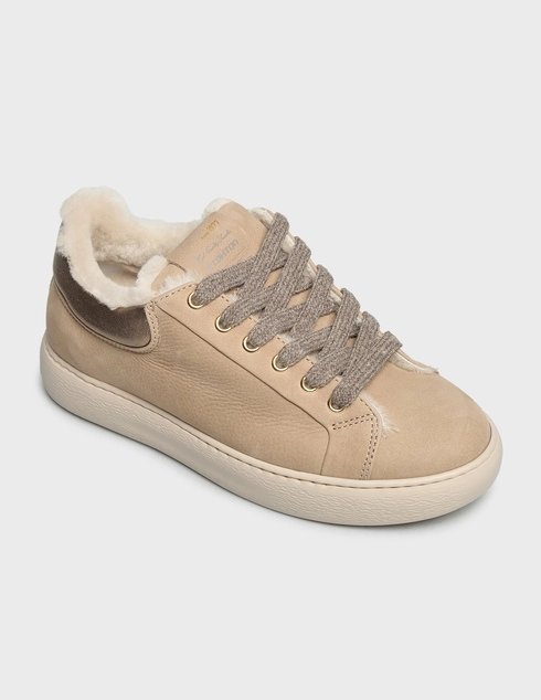 бежевые Кеды Stokton 591-NB-LM-brownza_beige