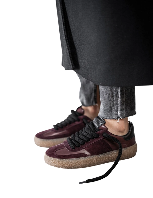 женские бордовые Кеды Kennel & Schmenger 61.14700.663 - фото-6