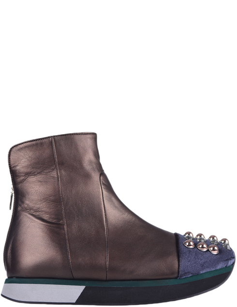 женские коричневые Ботинки Eddy Daniele 1748_brown - фото-7