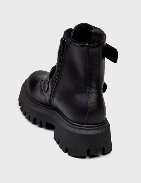женские черные Ботинки Moschino 76052_black - фото-2