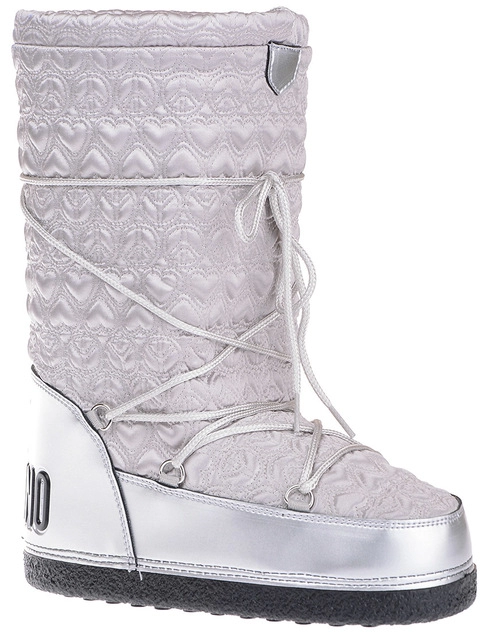 серебряные Сапоги Love Moschino AGR-24162_silver