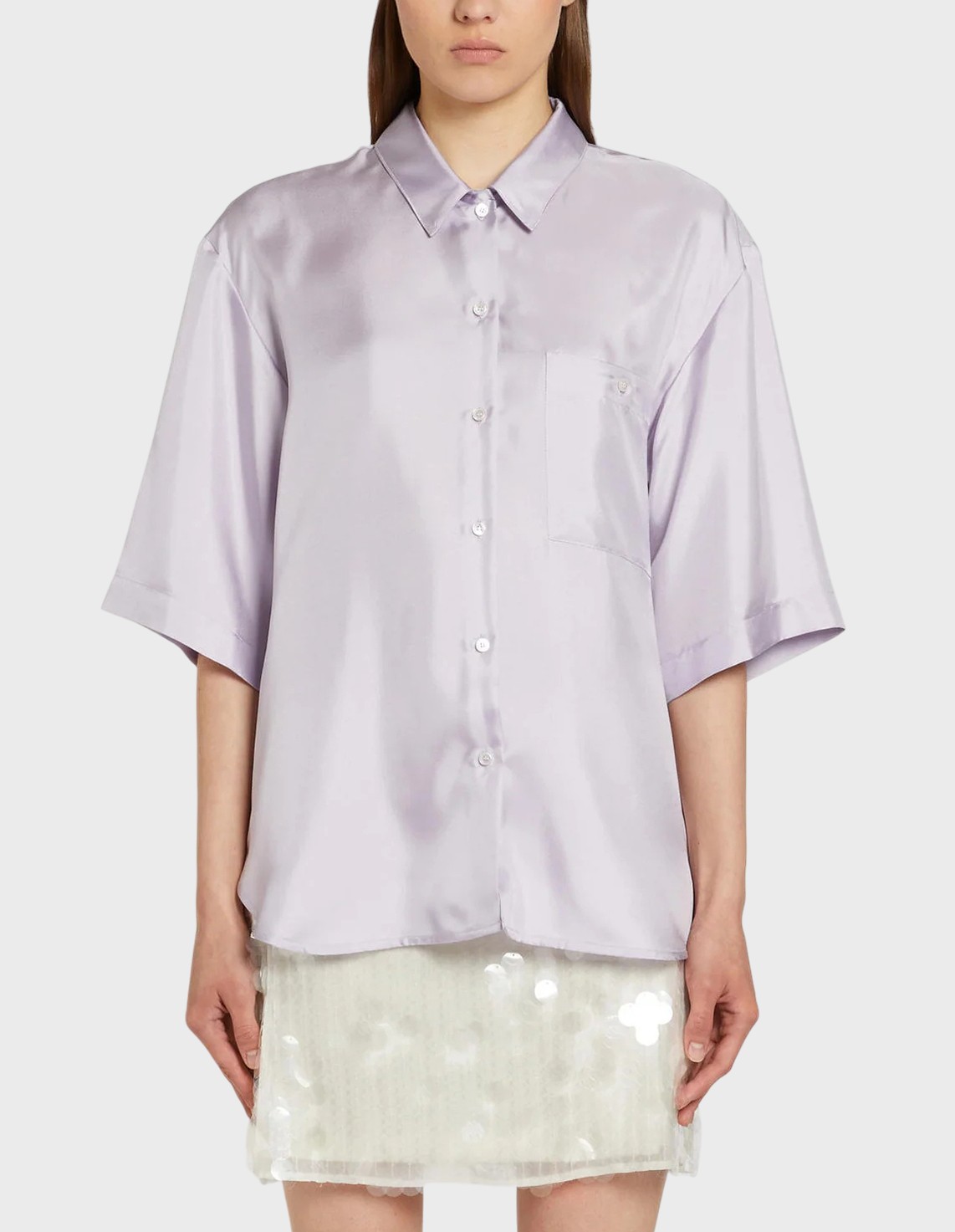 

Рубашка, Розовый;сиреневый