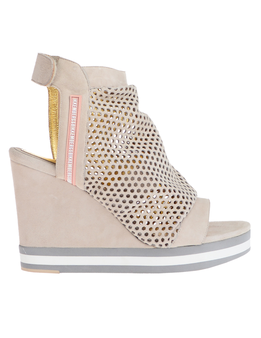 женские бежевые Босоножки Bikkembergs 102104_beige - фото-2