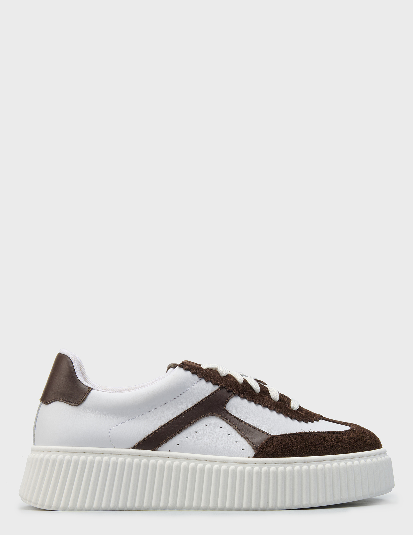 

Кеды, Белый;коричневый