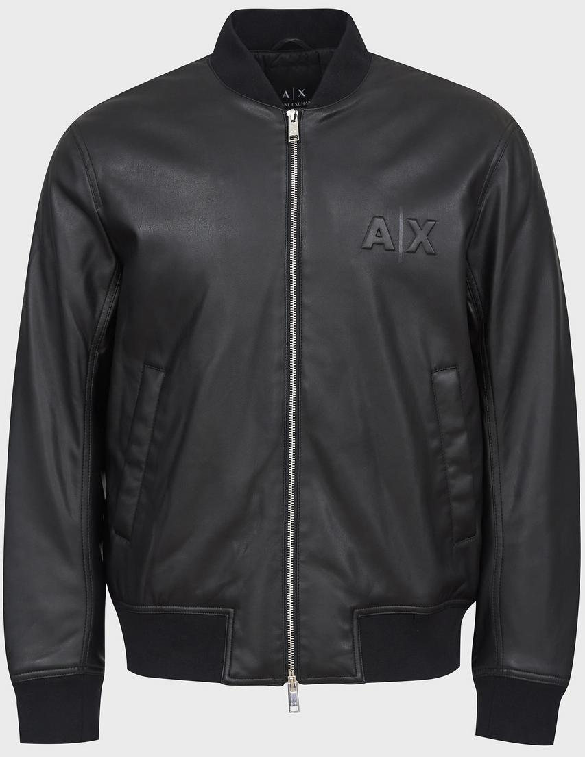 Шкіряна куртка Armani Exchange 6KZB03ZNHWZ-1200-black_150969