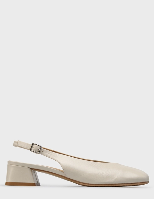 женские молочные кожаные Босоножки Giovanni Fabiani 26196-beige - фото-5