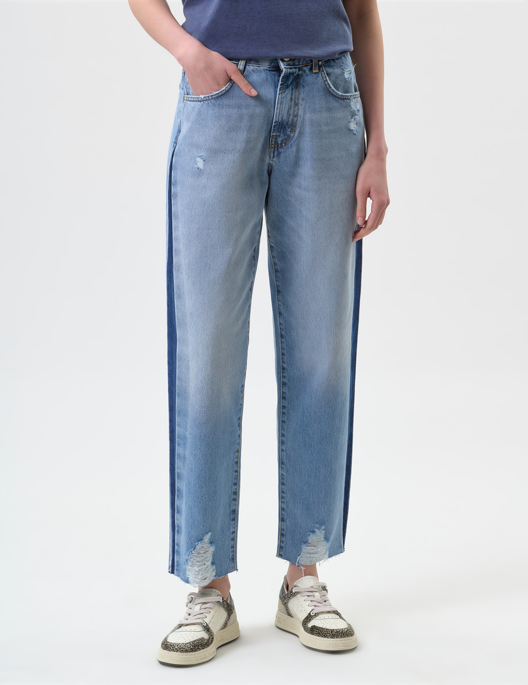 

Джинсы, Голубой