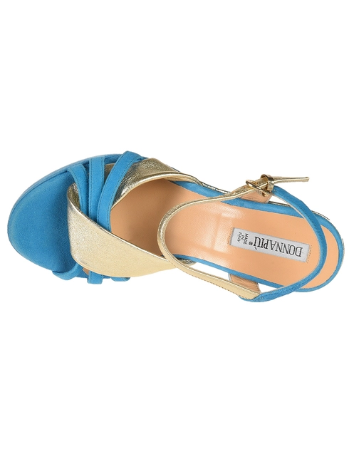 голубые женские Босоножки Donna Piu 51141_blue 1350 грн