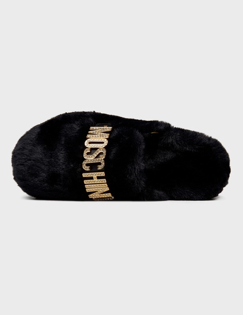 черные женские Шлепанцы Moschino 75959_black 12922 грн