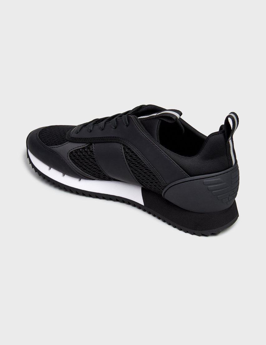 мужские черные Кроссовки Ea7 Emporio Armani 027-120_blackM - фото-2