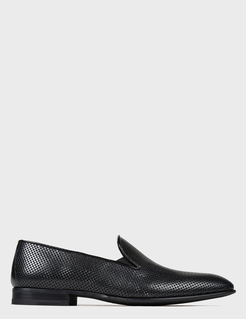 мужские черные кожаные Туфли Fabi 9858-black - фото-5