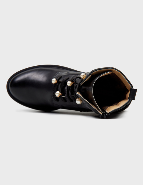 женские черные кожаные Ботинки Helena Soretti OVEST/2442 - фото-5