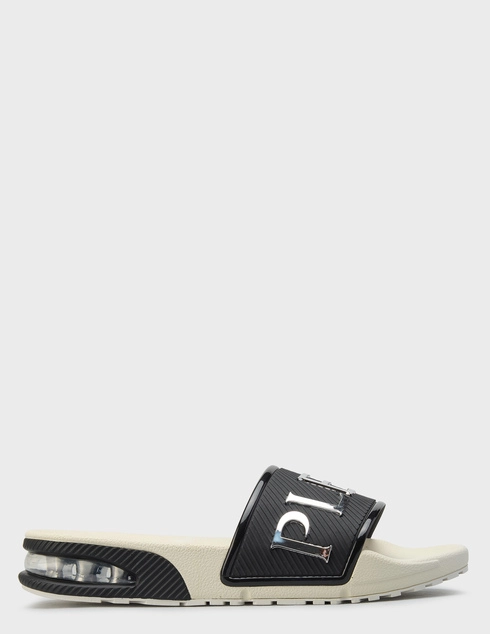 мужские черные резиновые Шлепанцы Plein Sport USC0028-010_black - фото-5