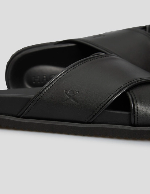 черные мужские Шлепанцы Hackett London HMS21474-999_black 4102 грн