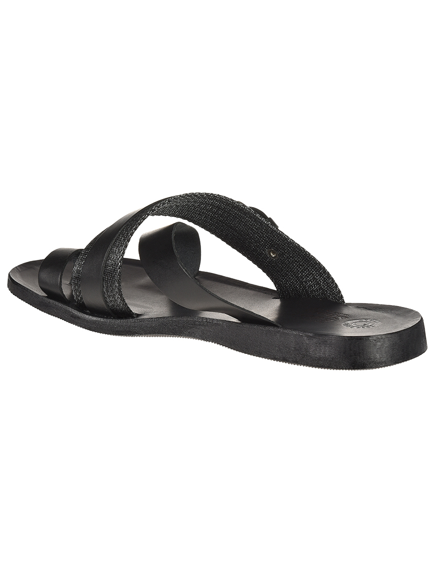 мужские черные Шлепанцы Eder Shoes 4296_black - фото-2