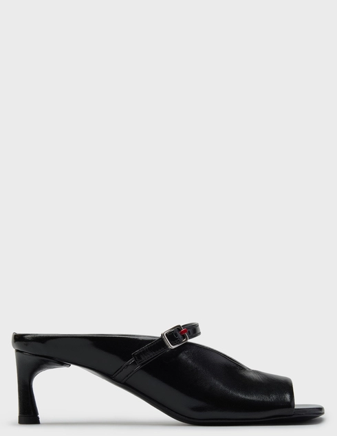 женские черные лакированные Шлепанцы Halmanera ARRY03_black - фото-5