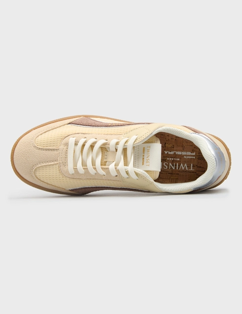 бежевые женские Кеды Twinset 261TCP01L-13327_beige 13120 грн
