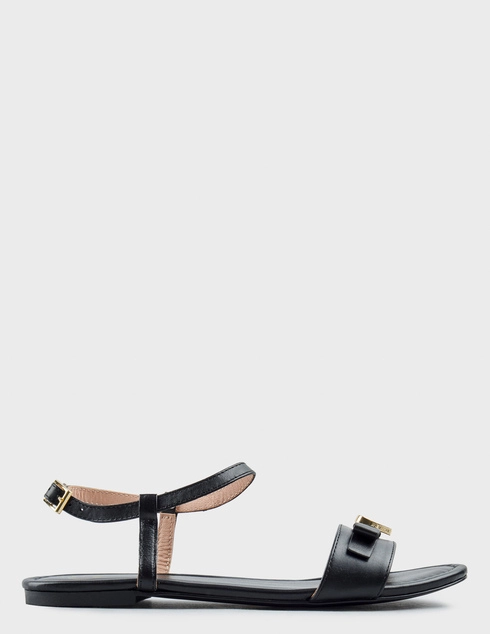 женские черные кожаные Сандалии Love Moschino JA16161G0MIE0000_black - фото-5