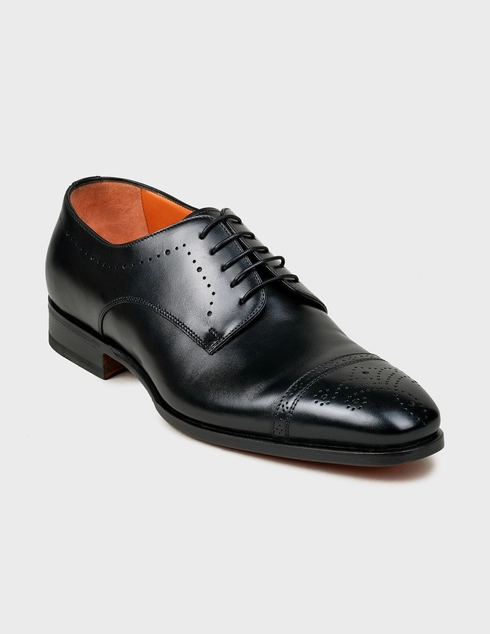 черные Дерби Santoni Sant-AW19-20-MCLG16479JC6IOBRN01-black