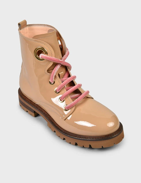 бежевые Ботинки Agl 716564-0536-beige