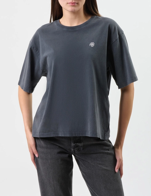 ANINE BING A-08-11068-WBL1-WASHED-BLACK_gray фото-3