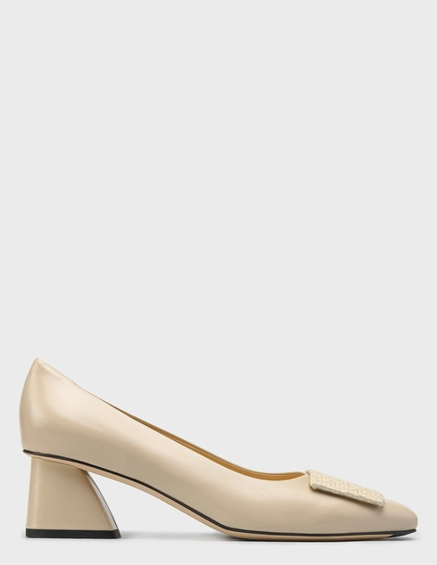 женские бежевые кожаные Туфли Brunate 50523_beige - фото-5