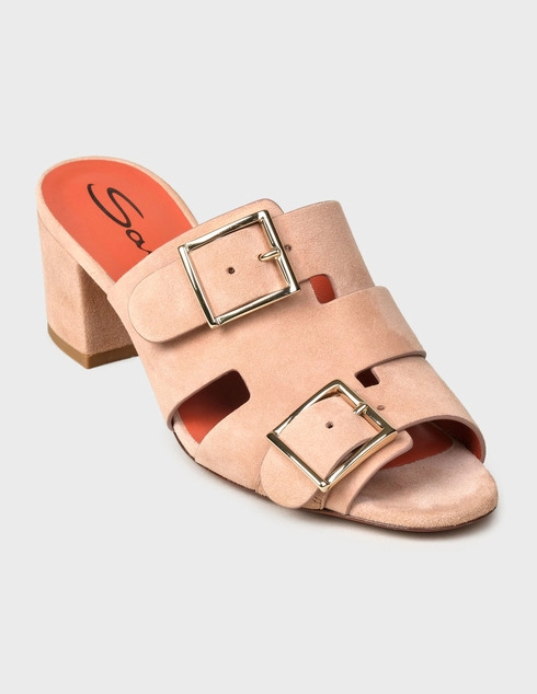 бежевые Мюли Santoni WHTH57657HA2RLCPP21-beige