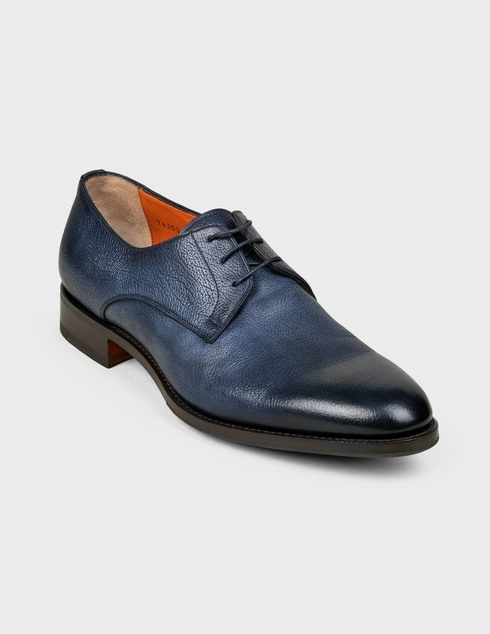 синие Дерби Santoni Sant-MCKE14303UJ1IGHMU48-blue