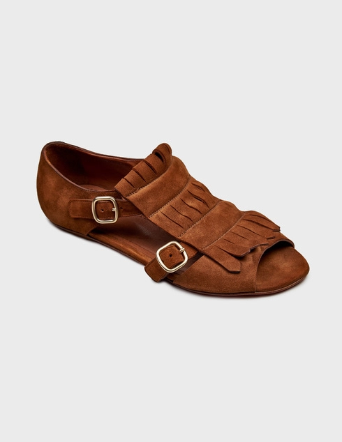 коричневые Сандалии Santoni WLSE54670HA1SLCPM50_brown