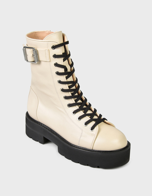 белые Ботинки Stuart Weitzman SW-AW21-RYDER-ULTRALIFT-S5546-white