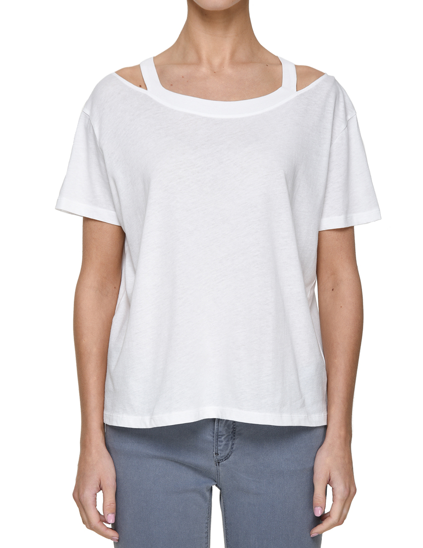Женская футболка BLAUER 18SBLDH02370-100_white
