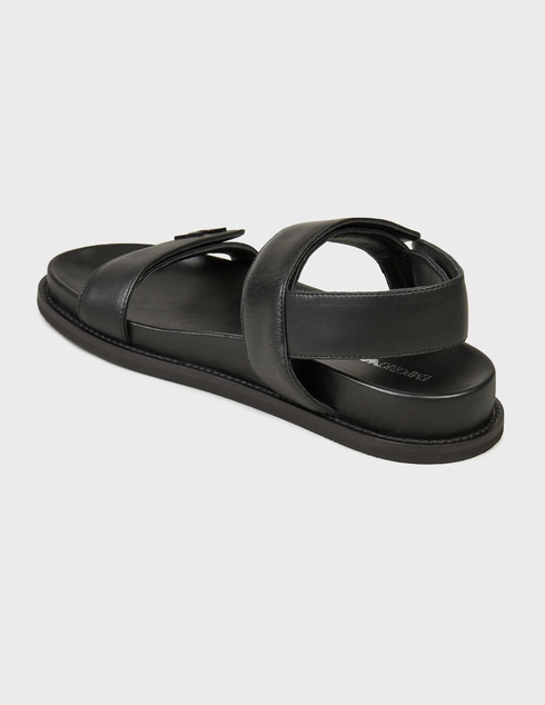 женские черные Сандалии Emporio Armani 815-002_black - фото-2