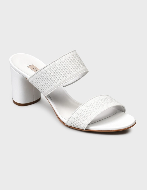 белые Шлепанцы Casadei 142-white