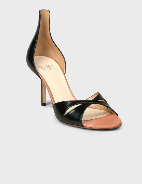 черные Босоножки Francesco Russo RIS589№200-black