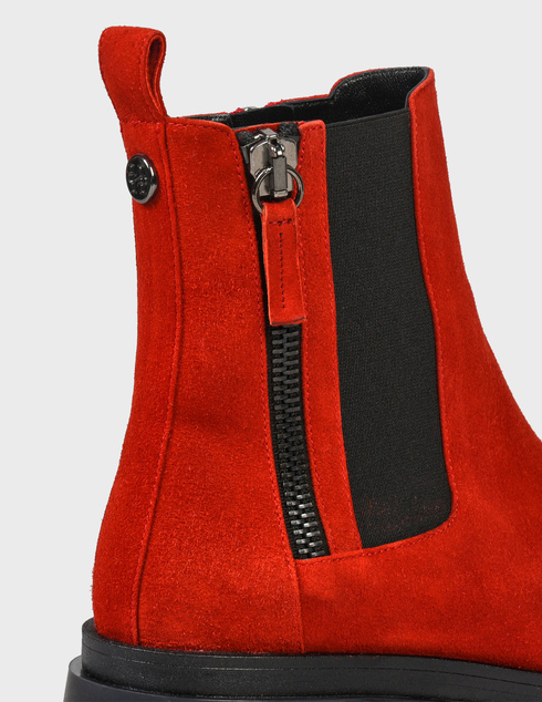 женские красные замшевые Ботинки H'estia Venezia 9917-red - фото-5
