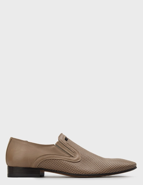 мужские бежевые кожаные Туфли Good Man 4747_beige - фото-5