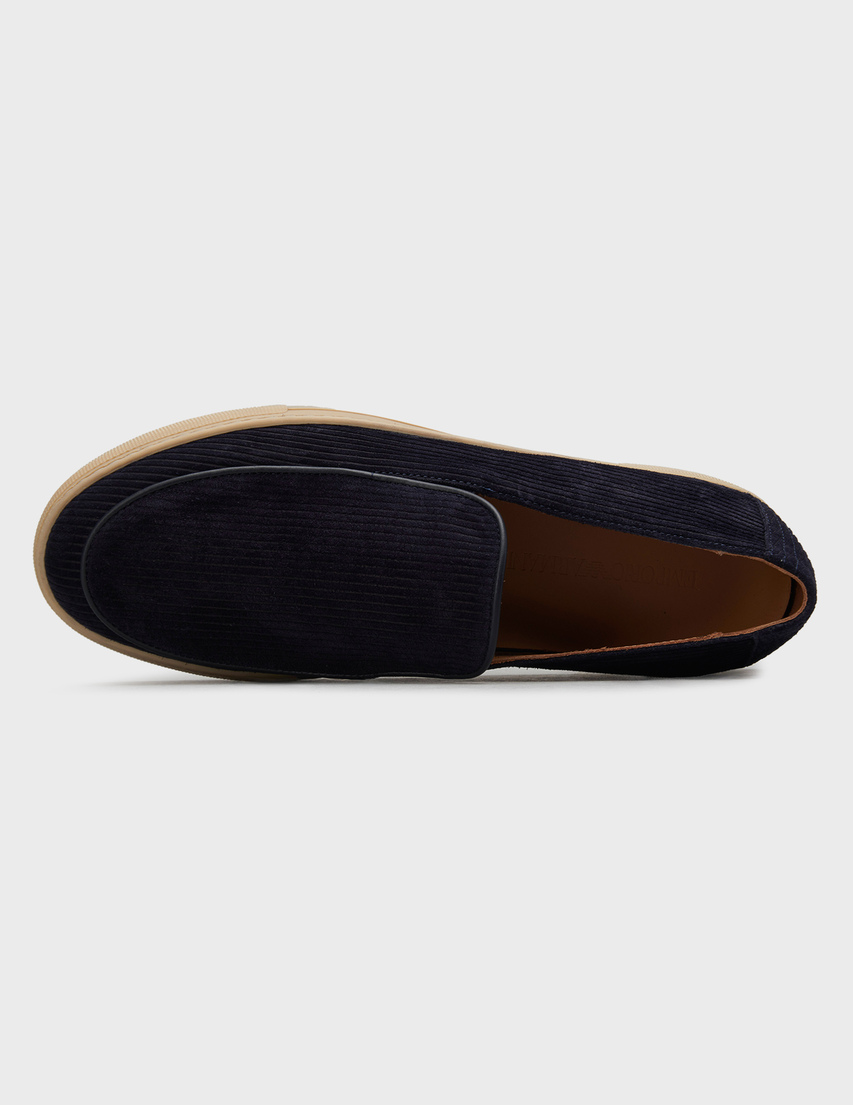 синие мужские Слипоны Emporio Armani 008-285_blue 18077 грн