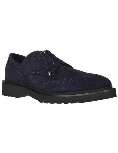 мужские синие Дерби Cesare Paciotti 680_blue - фото-2