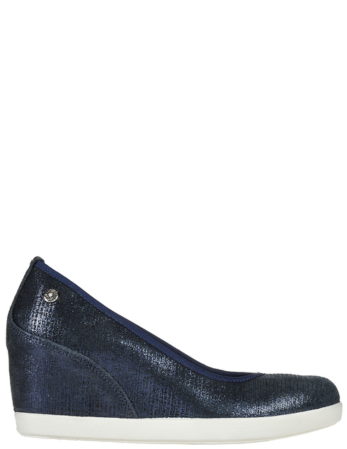 женские синие кожаные Туфли Imac 105750_blue - фото-5