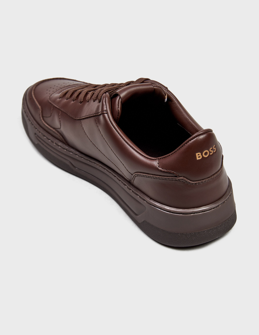 мужские коричневые Кеды Boss AGR-5052290710232520-601 - фото-2
