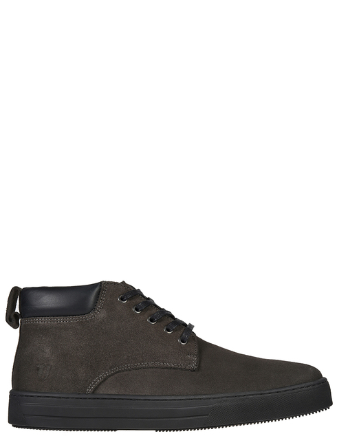мужские коричневые замшевые Ботинки Trussardi AGR-77A00205-K299-brown - фото-5