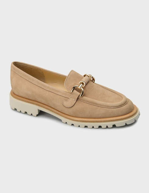 бежевые Лоферы Brunate 11881_beige