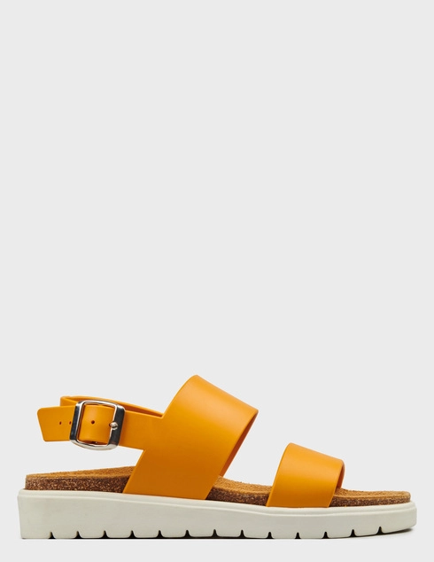 женские оранжевые кожаные Сандалии HENRY&HENRY аманда_orange - фото-5