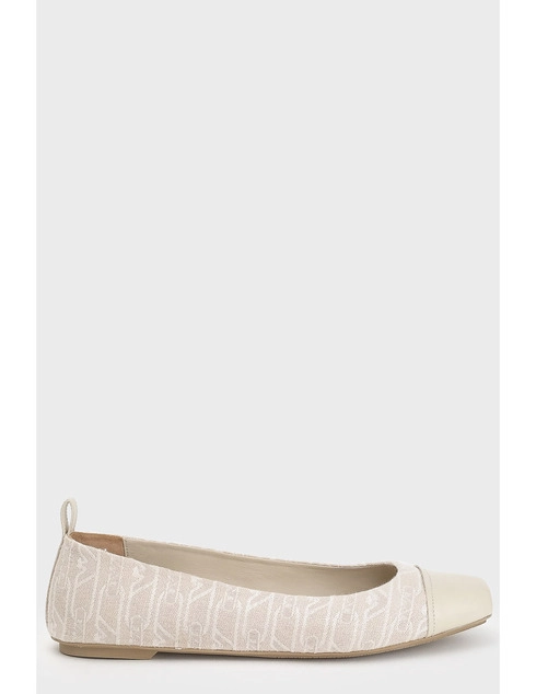 женские бежевые текстильные Балетки Emporio Armani EMPORIO_ARMANI_10854 - фото-5