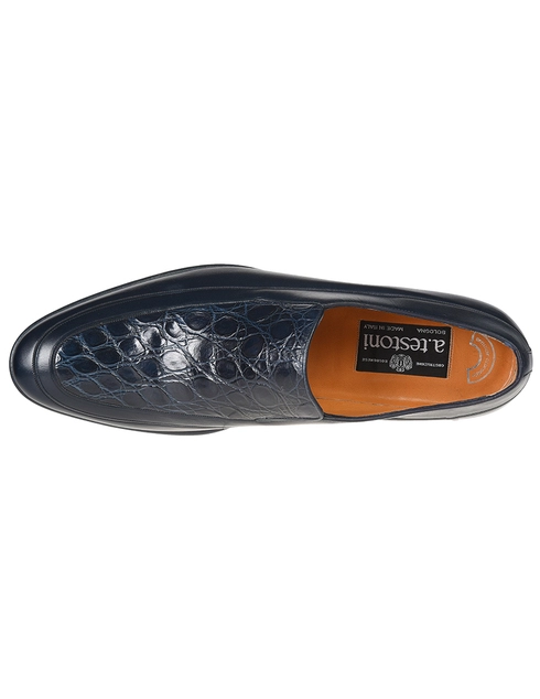 синие мужские Туфли A.Testoni 12519_blue 15190 грн