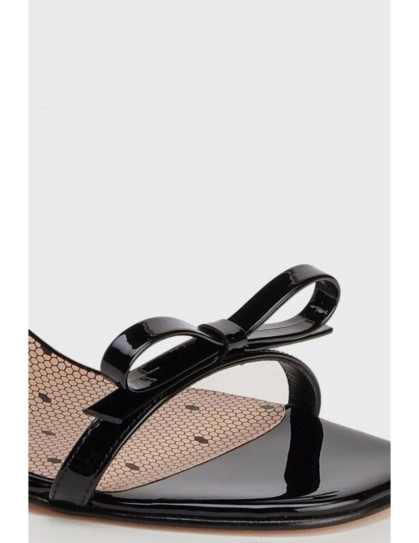 женские черные Мюли Red Valentino VQ2S0F27TPD - фото-2